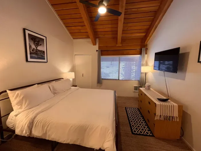 Master Bedroom with King Bed and Attached Bathroom