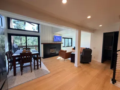 Dining Area and Living Room viewed from Kitchen