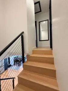 Stairs to Bedroom and Loft