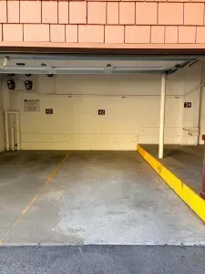 Designated garage parking spot.   Max clearance height 80",  Depth 258"