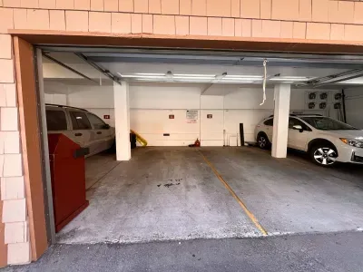 Designated garage parking spot for the unit. Max clearance is 80"