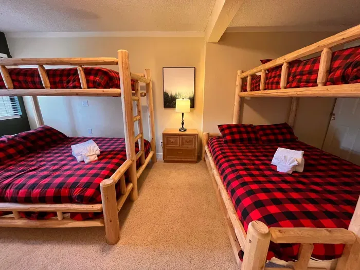 Bedroom 2 with Two Queen/Twin Bunk Beds