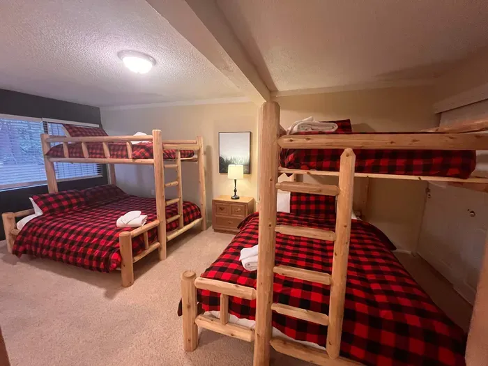 Bedroom 2 with Two Queen/Twin Bunk Beds