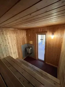 Sauna, located next to main Jacuzzi.  This is a sharred sauna available to all guests in the complex.  Open from 10am to 10pm