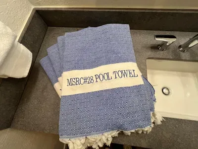 Pool and hot tub towels