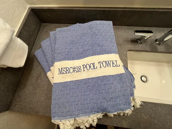 Pool and hot tub towels