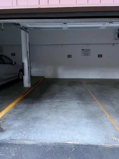 Designated garage parking spot.   Max clearance height 80",  Depth 258"