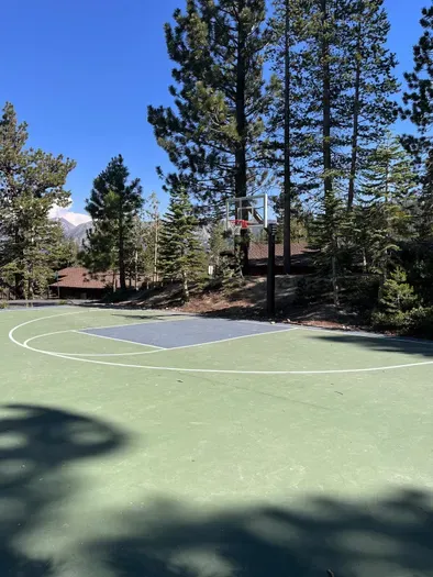 1/2 Basketball court for complex.  Available first come first serve in the summer months only.  Feel free to reach out to confirm if they will be open during your planned dates.