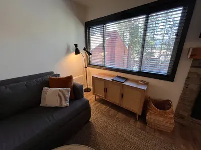 View of the Sherwins from living room.