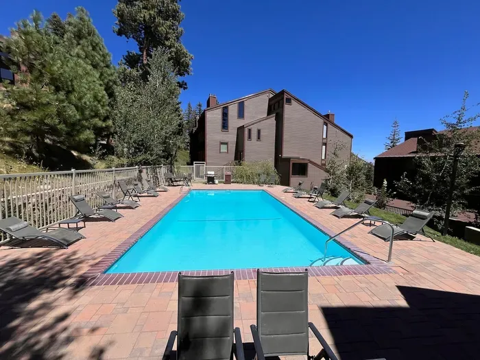 Pool BBQ and lounge chairs for complex.  Open from 10am to 10pm.  Typically open Memorial Day through Labor Day.  If traveling around the opening/closing dates, feel free to reach out to confirm status during your stay.