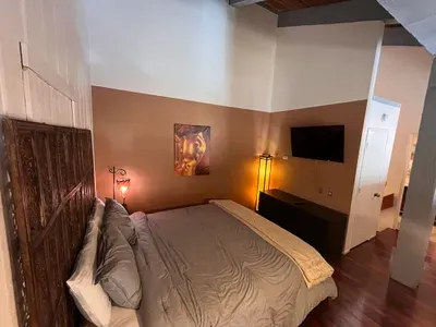 Loft king bed