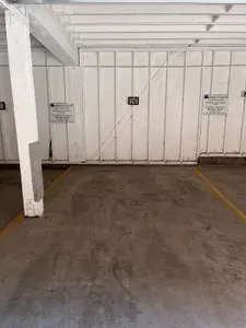 Designated garage parking spot.  
Max clearance height - 80"
Depth - 232"
Width - 104"