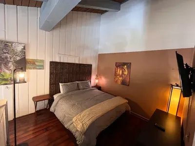 Loft king bed