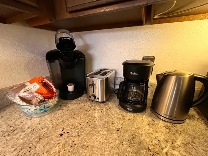 Drip Coffee Maker, Keurig Coffee Maker and Electric Kettle
