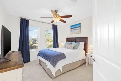 Guest bedroom queen bed