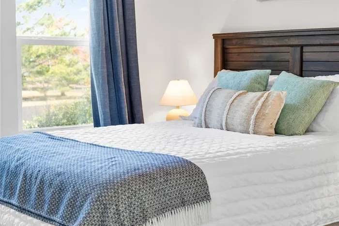 Guest bedroom queen bed