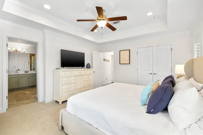 Primary bedroom king bed