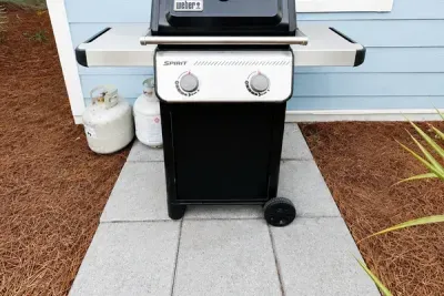 Weber grill for guest use