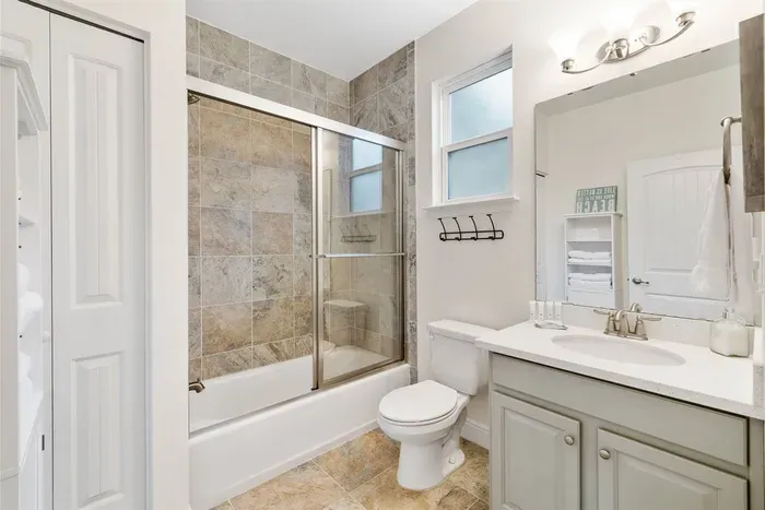 First floor full bathroom