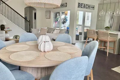 Open dining room