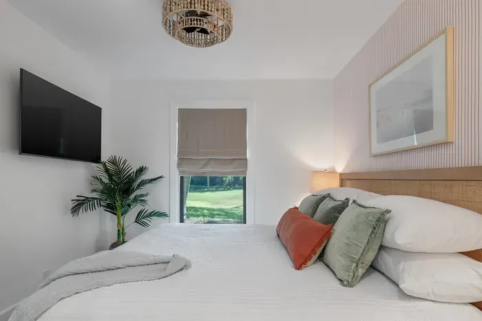 Primary Bedroom King Bed Smart TV