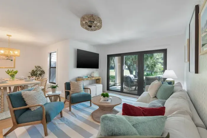 Living Room with Smart TV