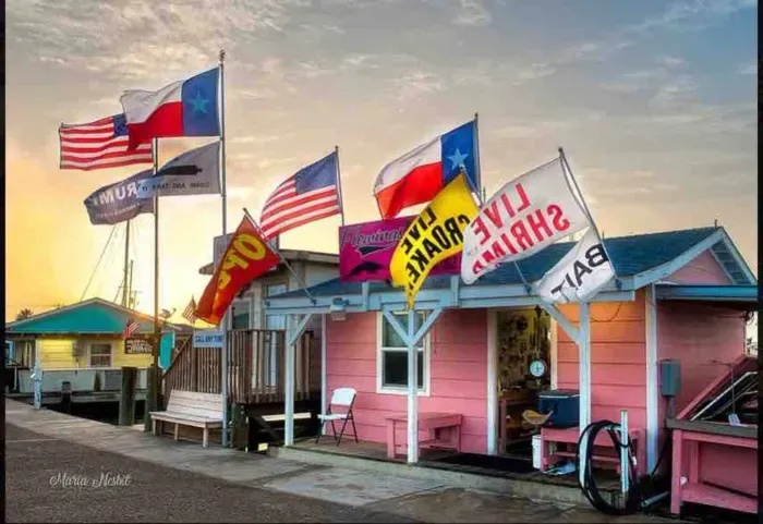 Marina bait shops--go early!