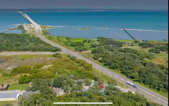 We are a 1 minute drive to the water at Copano Causeway—boat launch, fish from concrete platform or surf fishing