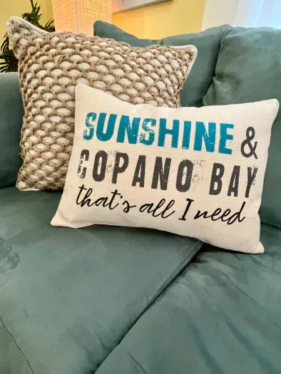 Cozy pillows! We shop local to support our community!