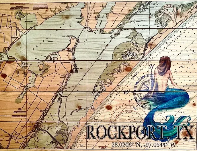 Keep it between the lines! Longitude and Latitude = Rockport/ Fulton