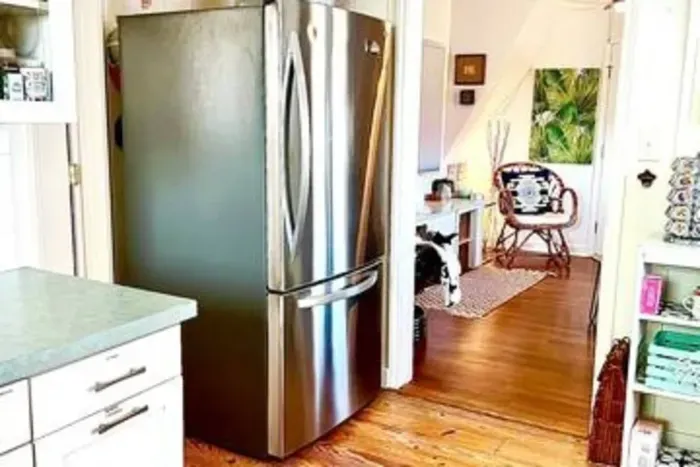 Full-size fridge with icemaker