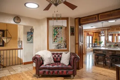 Upon entering the home, spend some time in the lounge.