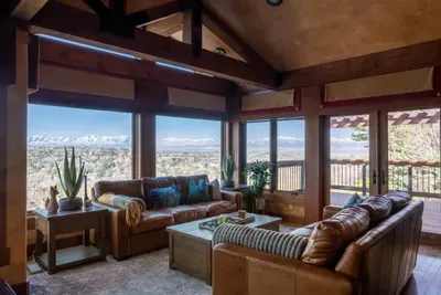 Enjoy the comfort of the living room while enjoying the views