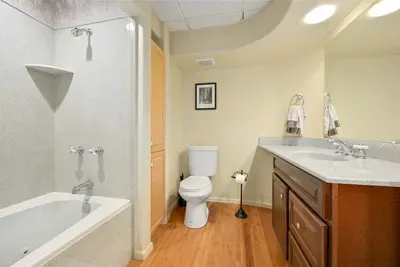 Lower level full bathroom