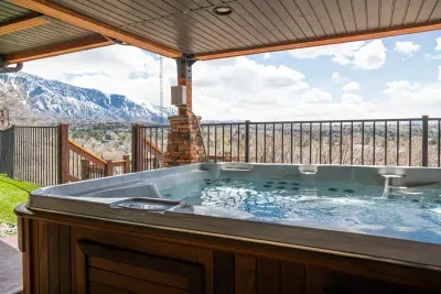 Relax after a day spent outdoors and enjoy more views