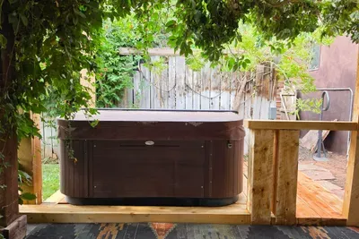 Private Hot Tub to Enjoy After a Day of Explorations!