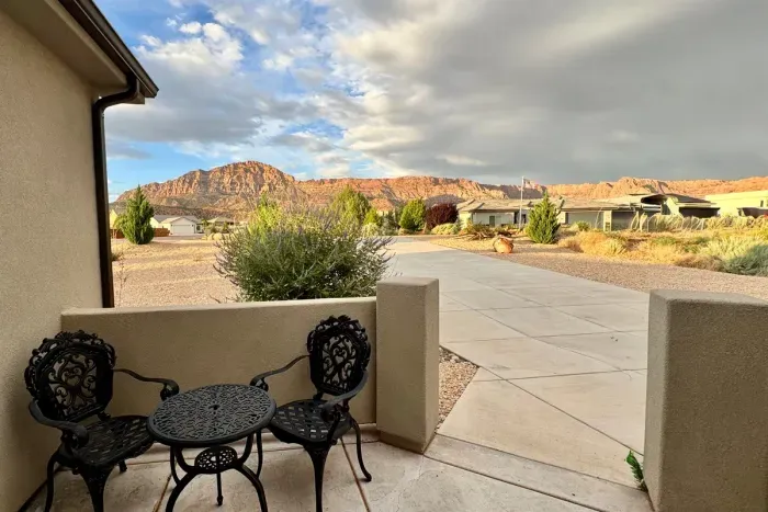 Great views from the front patio!