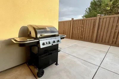 Gas Grill on the Back Patio