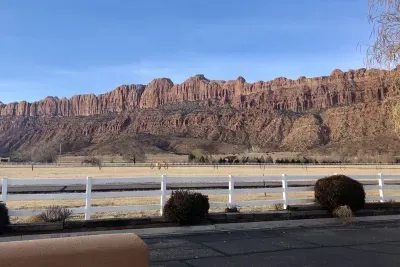 Moab Rim view from the patio.