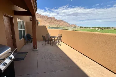 Spacious Back Patio with BBQ Grill & Views