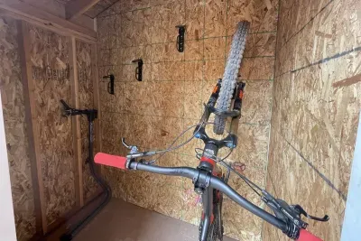 Bike Storage on the Front Patio (bike not included 😆)
