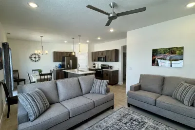 Open concept floorpan