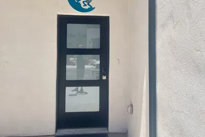 Private Entrance to White Pocket Panorama