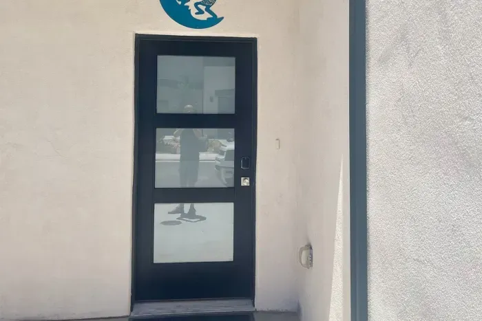Private Entrance to White Pocket Panorama