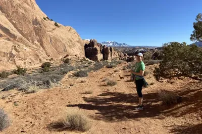 Hiking abounds in Moab!