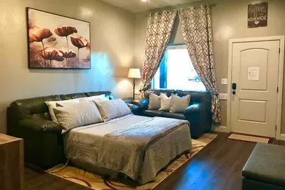 Living Room with Queen Sofa-Bed