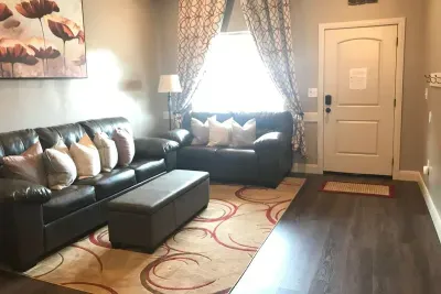 Living Room with Smart TV & Sleeper Sofa