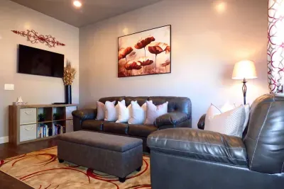 Living Room with Smart TV & Sleeper Sofa