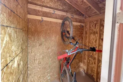 Bike Storage on the Front Patio (bike not included 😆)