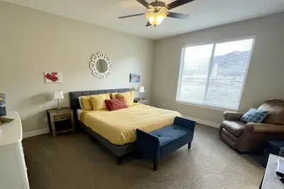 King Suite Bedroom and Ensuite Bathroom
